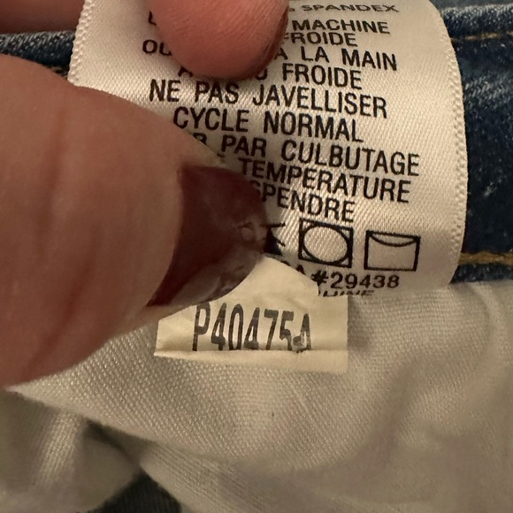 DRIFTWOOD Candace Crop Straight Blue Satin Stripe - Picture 9 of 10